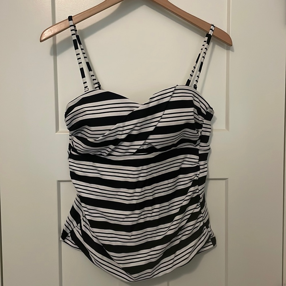 Striped Tankini Top